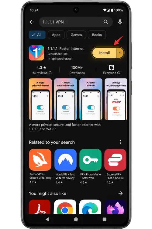 Android VPN tutorial step 2